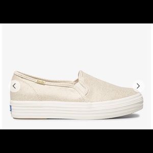 Keds Triple Decker Metallic Slip On size 11